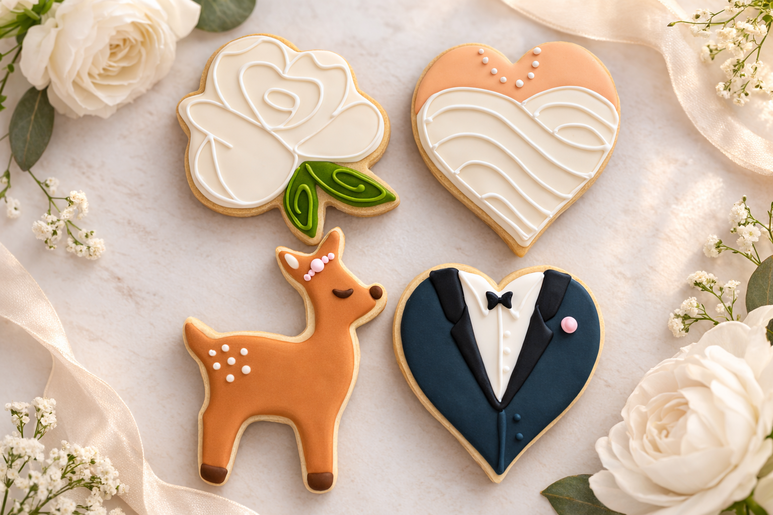 Wedding cookie set